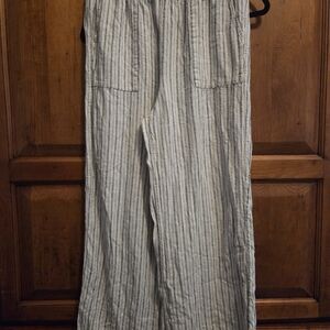 Time and Tru Striped Gray Cargo Pants
